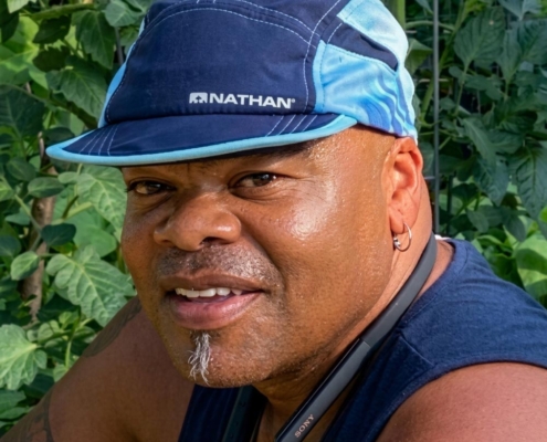 Photo of Musquant Nompashim Netas (aka Rocky Johnson), the Chief of the Ninigret Nehantick Nahaganset Clan